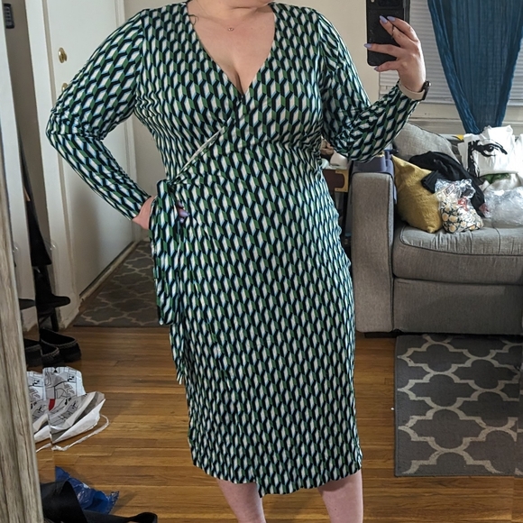 Green Wrap Dress - DVF for Target - Picture 7 of 10